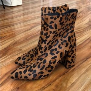 Topshop Cheetah Booties